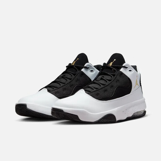 Nike (Nike) Chaussures masculines Sneakers d'été Jordan Max Aura2 Chaussures de basket-ball d'entraînement à la base de choc CK6636-107 42,5