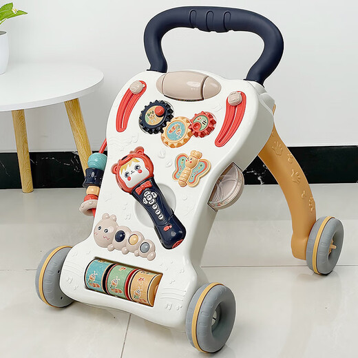 Youleen Walker Baby Multifunktional Anti-Rolling O-Leg Trolley Geschenkbox 1 Jahre alter Walker-Kartus Youleen Zhidong Music Walker 2302