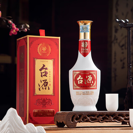 茅台（MOUTAI） 【送礼推荐】台源 酱香白酒 贵州茅台集团 自饮口粮酒 53度 500mL 2瓶 【送礼袋】