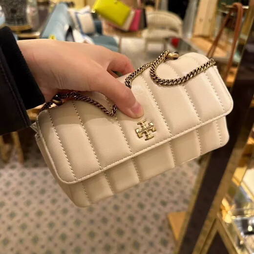 汤丽柏琦（Tory Burch）TB女士新款Kira系列迷你翻盖单肩包链条包斜挎包奢侈品潮牌送爱人 142567-724 均码