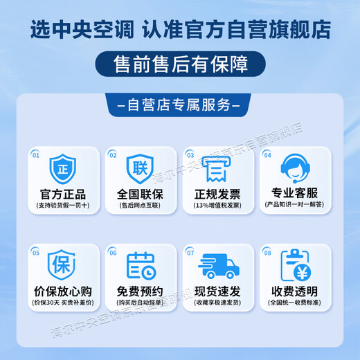 海尔（Haier）中央空调10匹一拖二天花机吸顶机一级能效【店铺门面】RFC250MXBYF1裸机免人工费 京东自营