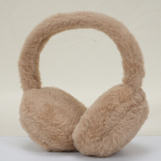 Muchiston earmuffs to keep warm in winter for women, Korean version, cute student earmuffs, ear protectors, plush earbags, anti-freeze folding earmuffs for men, off-white (the owner strongly recommends the color to be white and good-looking)