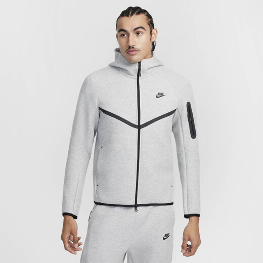 Nike (NIKE) WINDRUNNER series men's hoodie spring sweatshirt knitted HV0950 063 color dark gray/black M