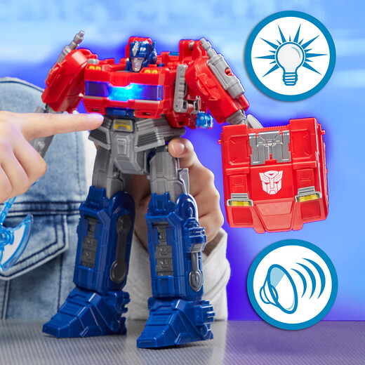Hasbro -Transformatoren Ursprung Orian Parker Transformation Toys Energy Upgrade Flip Optimus F9209