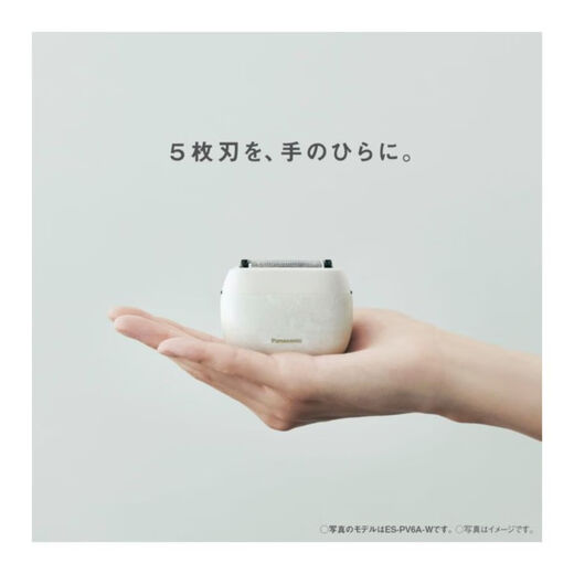 Panasonic Es-Pv6a-W Lamdash Palm в без ручки с пятью лезвия мужская электрическая бритва USB Зарядка ES-PV3A-K White