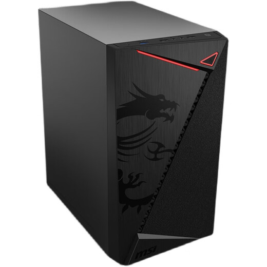 MSI Ruilong R5 5600GT desktop computer complete machine commercial office host home online course financial design game e-sports host DIY assembly machine set R5 5600GT core display | 16G丨500G solid state丨with three