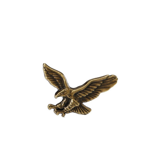 Quamer Old Phoenix Gold Store Personalisierte kleine fliegende Eagle Brosche Männer und Frauen Anzug Brosche Hemdkragen Schnalle Klasse Eagle atemberaubende Pferd Qinggu Flygu Flygle Eagle