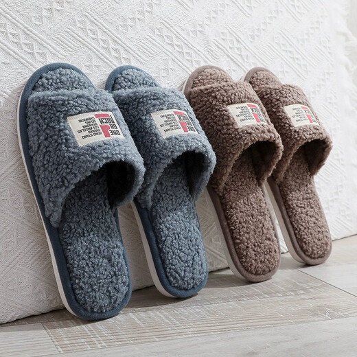 Sense Mai Plaignants en coton en peluche pour femmes en automne et hiver nouveau style ouvert intérieur maison silencieux plancher anti-glip.
