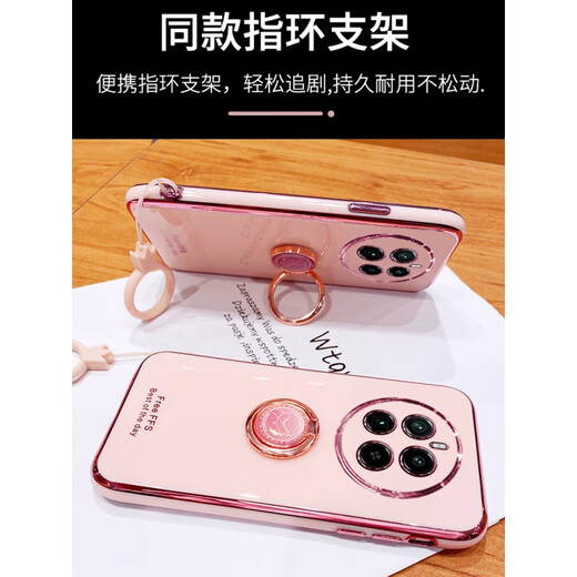 
Ruisipai is suitable for real me gt5pro mobile phone case realme GT5por protection silicone case RMX3888 lens full-package anti-fall soft shell oppog [Elegant white] with clock stand + full screen film + lanyard realme GT5 Pro