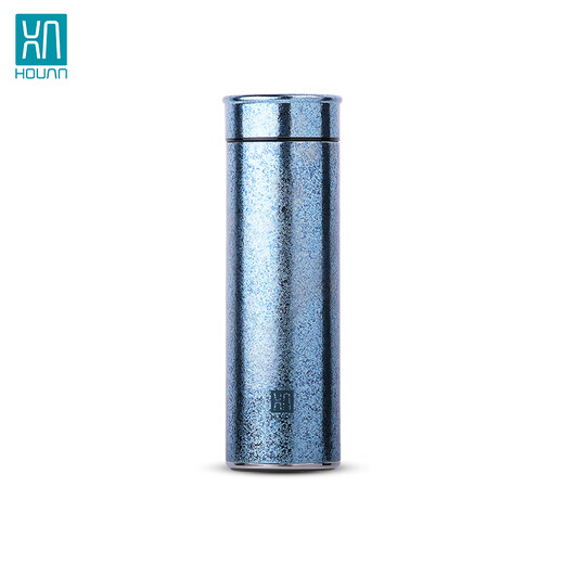 Akkeshi pure titanium water cup, insulated cup, office stew tea cup, car portable health cup, high-end business gift customization, blue