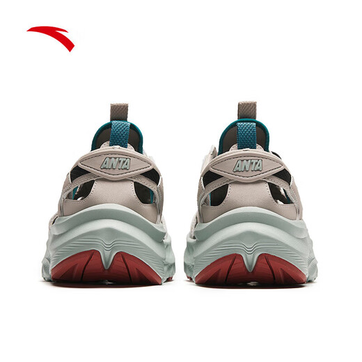 ANTA Tanye Sports Sandals Men's Summer Casual Trendy Croc Shoes Outdoor Mountaineering Hiking River Tracing Shoes Slippers Tanye Iron Man Gray/Mountain Green/Basic Black-2 42.5