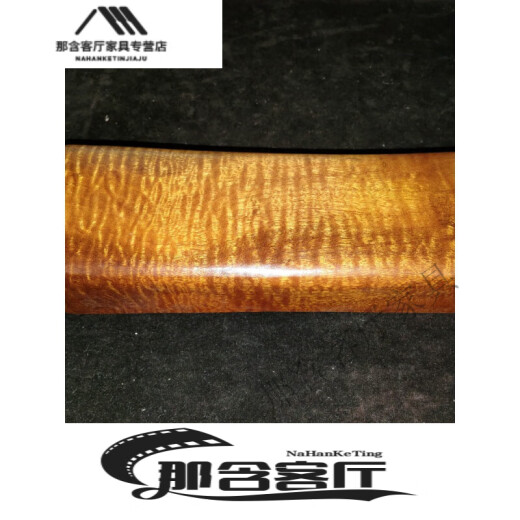 XMSJ Golden Seide Nanmu raues Holz High-End-Atmosphäre großes Blatt Golden Seiden Nanmu raues Holz Massivholz Basis Goldener Kampferholzblatt Dunkelgrün S695