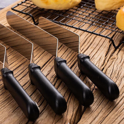 FANCYCHIC butter knife stainless steel cake spatula smoothing artifact demoulding knife scraper straight kiss knife decorating knife baking tools straight 4 inches 60 and above