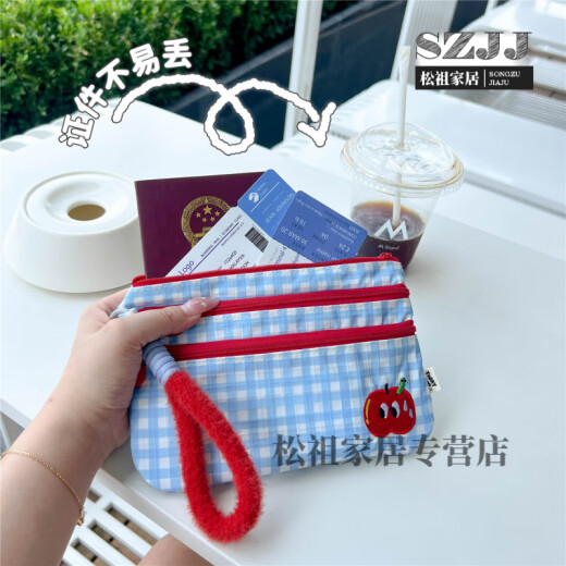 【品牌进口】tagi设计师护照夹心情护照证件收纳包旅行机票出国身 “心苹气和”证件收纳包