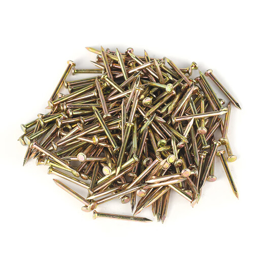 Jinggong Cement Nails Steel Nails Cement Wall Nails Brick Wall Nails Concrete Nails Special Steel Nails High Strength Iron Nails 25mm Black (A box of 400g, about 399 pieces)