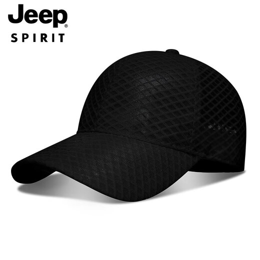 Jeep (JEEP) hat for men and women summer mesh breathable baseball hat for men casual thin sun hat versatile baseball cap A0759
