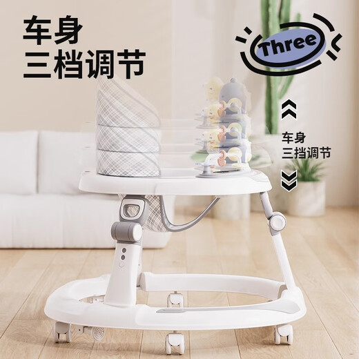 巧乐熊学步车防o型腿婴儿手推车宝宝学步车婴儿儿童小孩多功能起步车 2