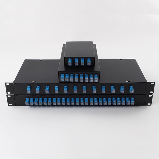 
Front is fiber optic terminal box SC/FC/LC/ST full 8-port terminal box 4/12/24 core rack-type optical cable fusion box 24-port SC large square head [full]