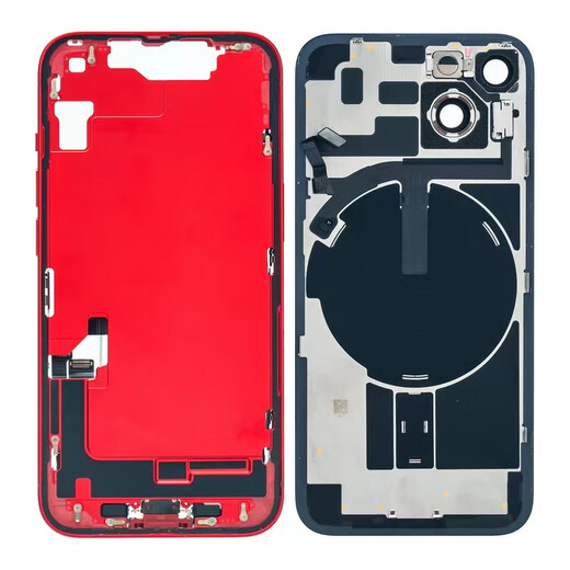 Suitable for Apple 14promax original disassembly 14 glass iphone14pro middle frame 14plus back cover assembly 14PRO original disassembly middle frame back cover gold 98