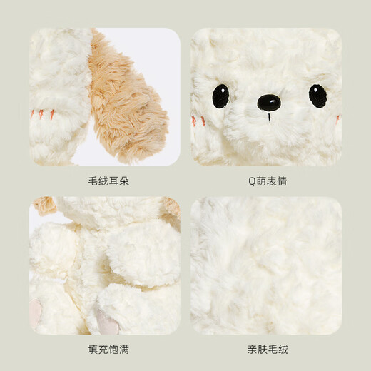 Funny Bern dog plush toy, cute doll, sleeping companion, pillow, New Year's Day gift, Bern dog, sitting height 23 cm