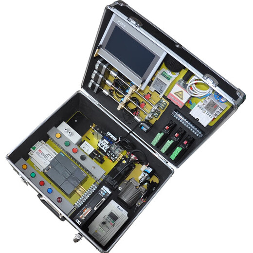 ERIKOLE PLC learning chassis plc learning machine including teaching and training S7-200 SMART PLC test basic model New Weilon 7-inch network port 8072IP original ST