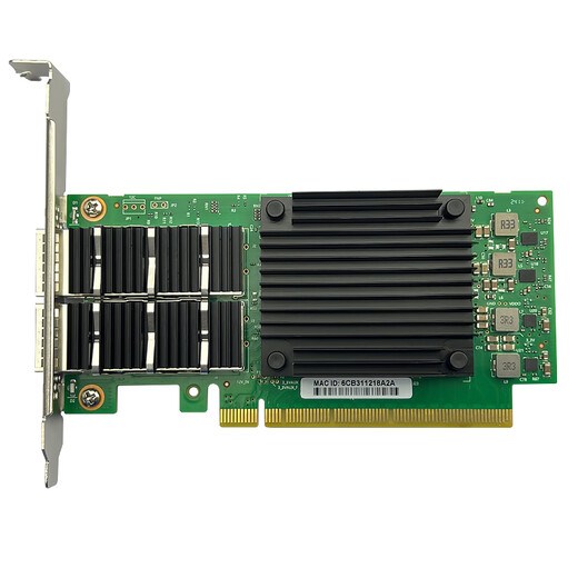 Mellanox ConnectX-5 VPI Mellanox-Chip 100G ist kompatibel mit MCX556A-ECAT Dual-Port-Hochgeschwindigkeits-RDMA/IB/EDR-Modus PCIE-4.0 100G Dual-Port (einschließlich 2 Multimodul-MPO + 2 3-m-Jumper)