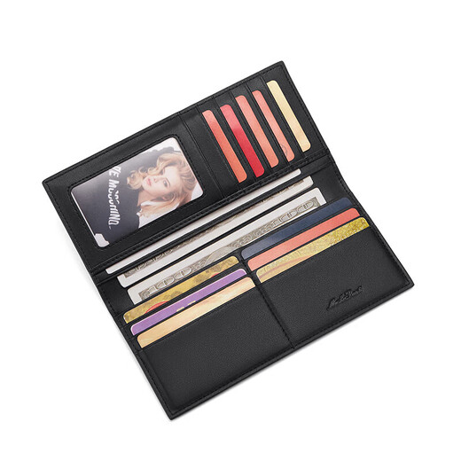 Mashalanti Long Herren Brieftasche Ultra-dünne Brieftasche große Kapazität Kupplungskartentasche Praktisches Geburtstagsgeschenk für Freund und Ehemann