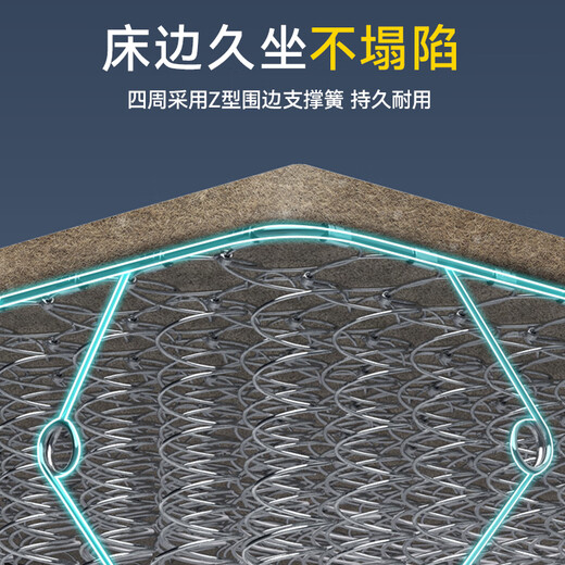 Jingdong Made Home Spring Mattress Jute Brown Bonnier Spring Simmons Mattress 1.2 2 Meters