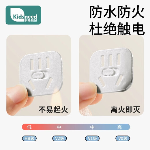 Kosdeni socket anti-child electric shock protective cover baby plug safety plug baby power switch plug hole blocking cover two holes + three holes - 24 pieces