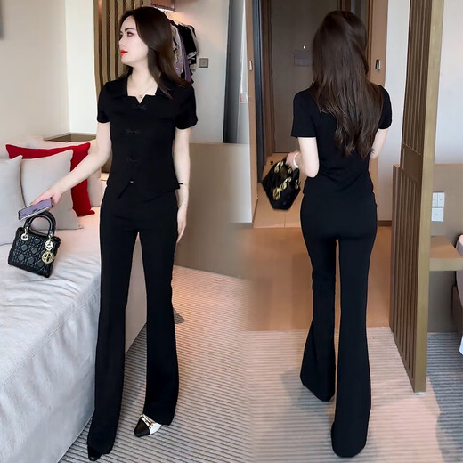Kayulai (Kayulai) Suit de mujeres de moda de moda de moda y de moda que reduce la edad de la edad, una pequeña y 80 después de los 80, la nueva pieza roja de verano de verano de estilo chino, una sola pieza M peso 80-100 Jin [Jin equivale a 0.5 kg] tamaño promedio