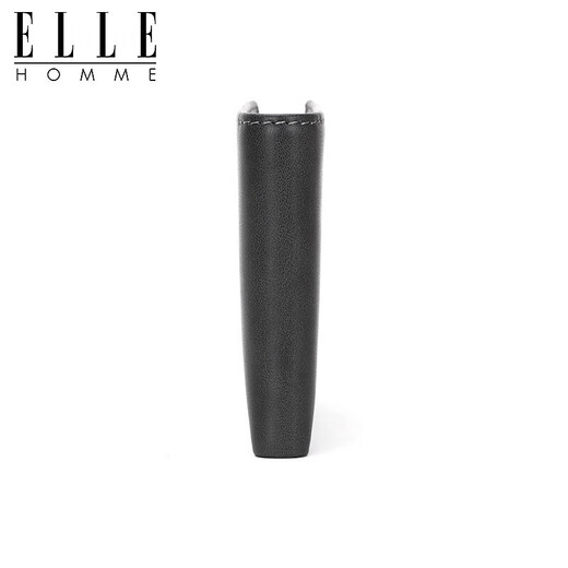 Короткий кошелек Elle Homme Men's Men's Multi-Cow-Cow-Cow-Cow-Shile Multi-Cill Clip, горизонтальный кошелек 3820 Подарок на день рождения