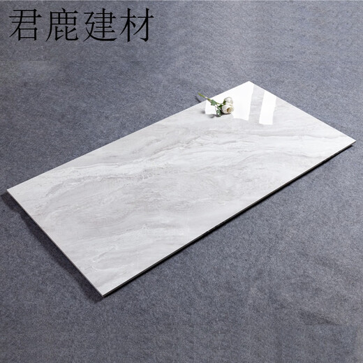 XMSJ通体大理石广东佛山750x1500大板瓷砖客厅简约防滑亮面别墅地砖灰 XHL15042通体大理石