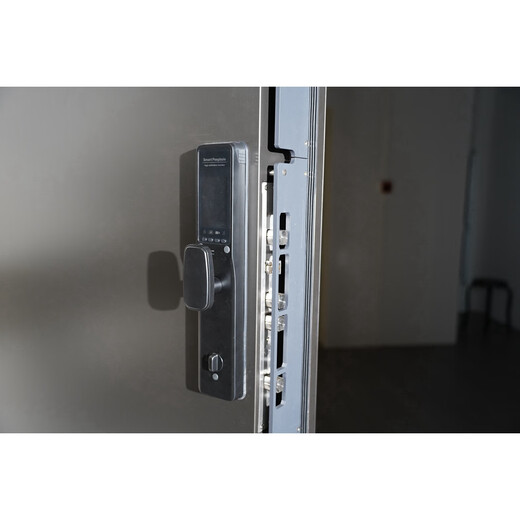 鑫凯曼T型铝包边 一门到顶凯耀子母1160*2050防盗门安全门防弹门