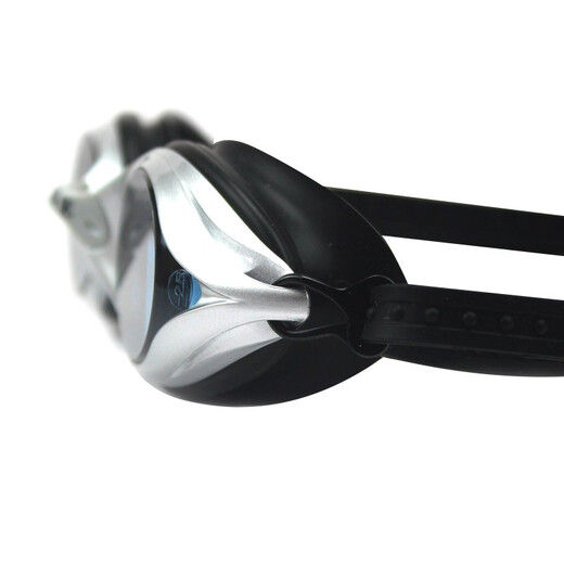 Sable imported professional myopia swimming goggles for men and women waterproof and anti-fog swimming goggles left and right with different degrees 1000 height 101PT myopia silver