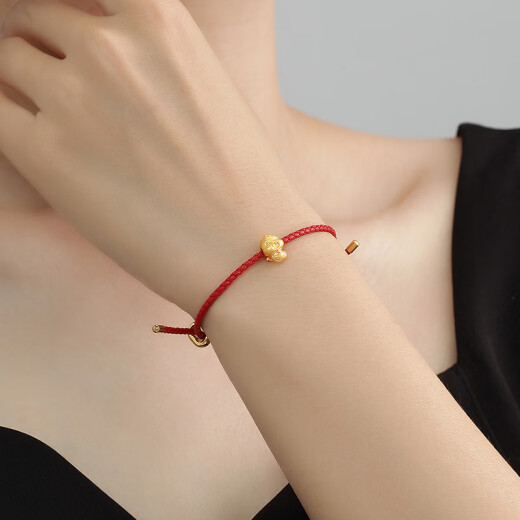 Minge Jewelry Birthday Gift Gold Gold 5d Gold Hard Gold Happy Zodiac Edición Grandeo de cuentas Precio de cuentas de oro Full Gold Bead Monkey AFP1048 alrededor de 0.29-0.41G