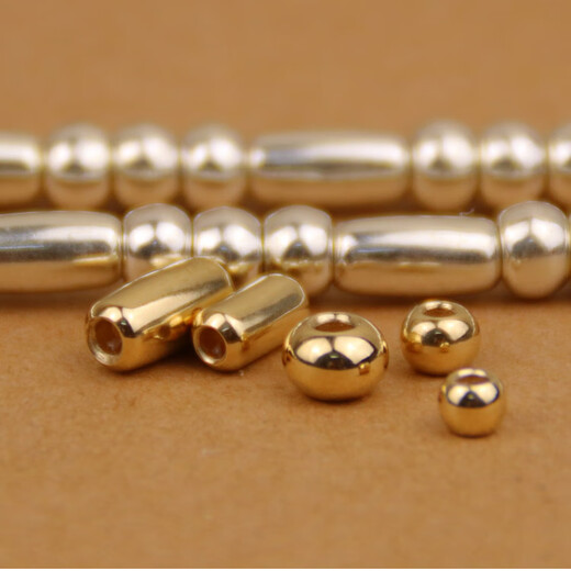 Shaoyu Takahashi Goro goros pure gold 18K gold solid gold beads loose bead accessories bracelet necklace accessories diy beads round beads S size 18K gold
