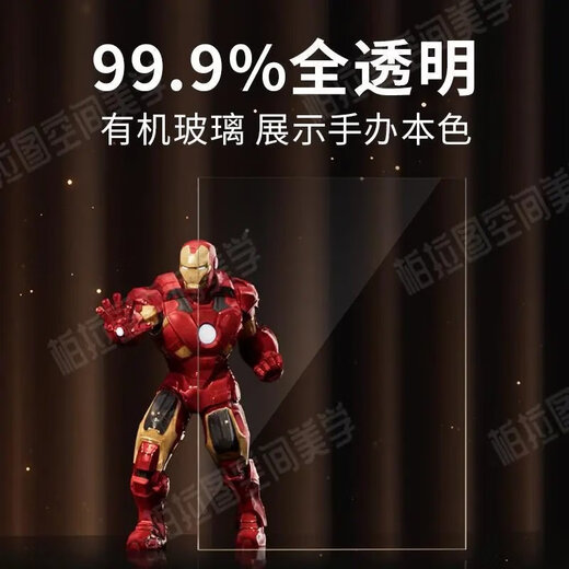 Acrylic board storage display box transparent dustproof Lego ornaments display cabinet Bubble Mart storage box height 20CM exhibition hall standard ultra high definition length/width 30*15CM