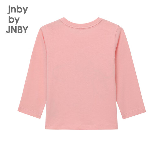 Jnby von Jnby [Jiangnan Buddies Baby] Herbst Langarm T-Shirt süßes Blumenmuster weiche Jungen und Mädchen Baby YN9110790 684 warmes Rosa 100 cm