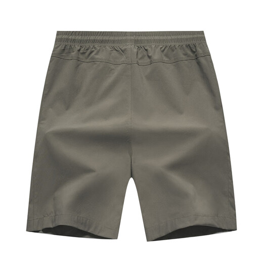 Dance with the wolf [quick dry four-sided elastic] Commuting casual elastic and versatile breathable men's shorts 701 khaki 54/XL