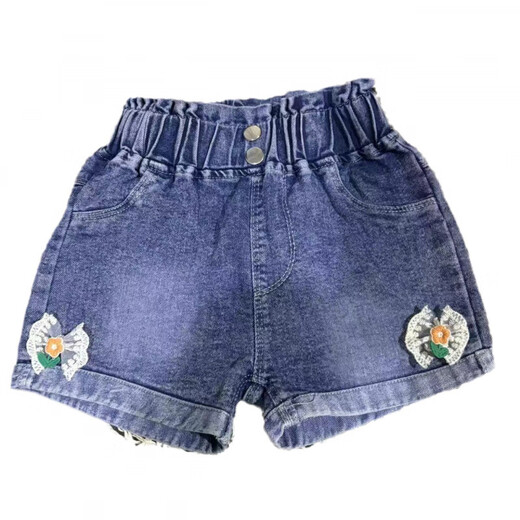 Yunyouli (Yunyouli) Girls Summer Clothing Coréen Style Shorts Stretch Jeans 6227 90 cm