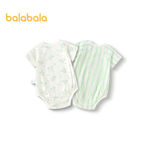 Balabala Neugeborene Kleidung Babytaschen Stummel und Dreiecke 2025 Zweiteilige Sommerkleidung leicht und bequem 209225137201