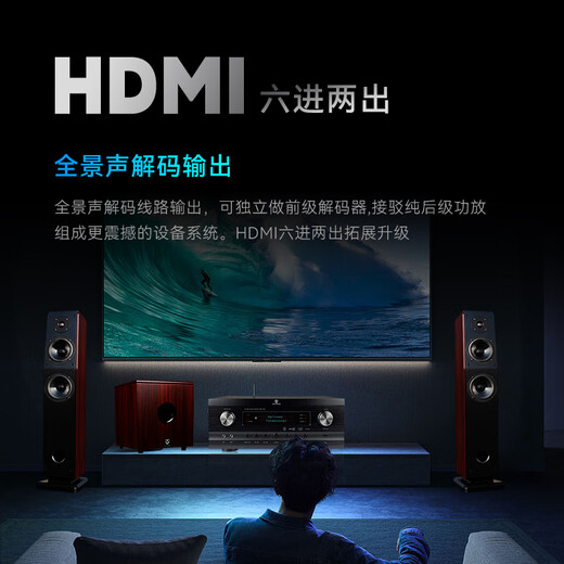 Gewinner AT-2300Pro Home Cinema Verstärker Dolby Atmos 7.3.4 Film K Home Verstärker Lautsprecher Surround Sound AT-2300pro (JD Logistics Direct)