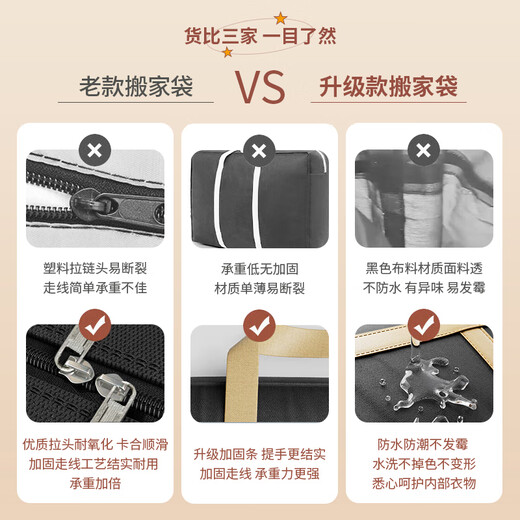妙馨思牛津布搬家打包编织袋行李包快递衣服棉被子大容量旅行收纳袋神器