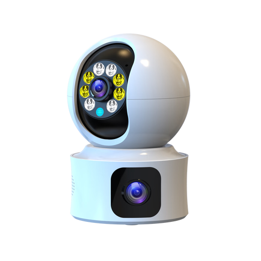 Ravish camera surveillance wireless wifi network for life without traffic 360 degrees without dead angles with night vision panoramic gimbal without network mobile phone remote 4G home surveillance AI camera [sold out] Dual camera 8 million + no card included