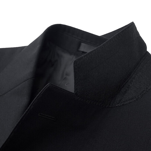 Angel Bird Business Formal Men's Suit (Top) Groom Wedding Suit KEBB241001U Black 44A