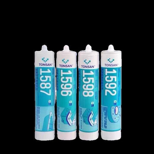 可赛新1587硅橡胶平面密封胶 1596 1598 1592耐高温法兰件密封剂 1587-310ml-蓝色
