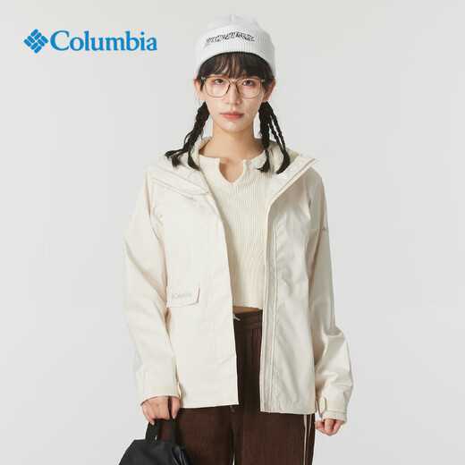 哥伦比亚哥伦比亚户外秋冬新品女子休闲时尚夹克外套防水冲锋衣XR3937 XR3937191/白色 S/155/80A