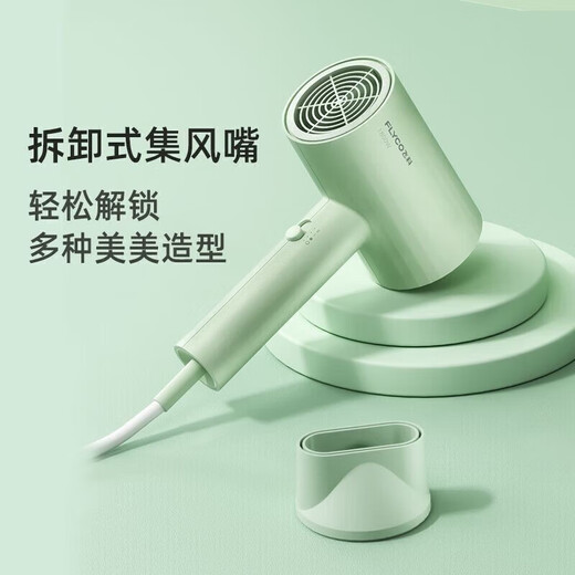 飞科（FLYCO）FH6276电吹风机家用小型冷热风发廊大功率吹风筒大风力可折叠速干吹风筒学生校园宿舍用1800W FH6296+气垫梳套装