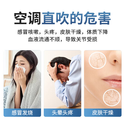 Little Queen central air conditioner windshield ceiling machine anti-direct blow air conditioner block cold wind shield ceiling flower machine office general ceiling ceiling machine baffle 55cm *1 pack