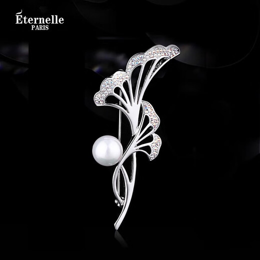 Eternelle French Eternal Bohemian Style Brooch Temperament Imitation Pearl Corsage Autumn and Winter Accessories Girl Birthday Gift